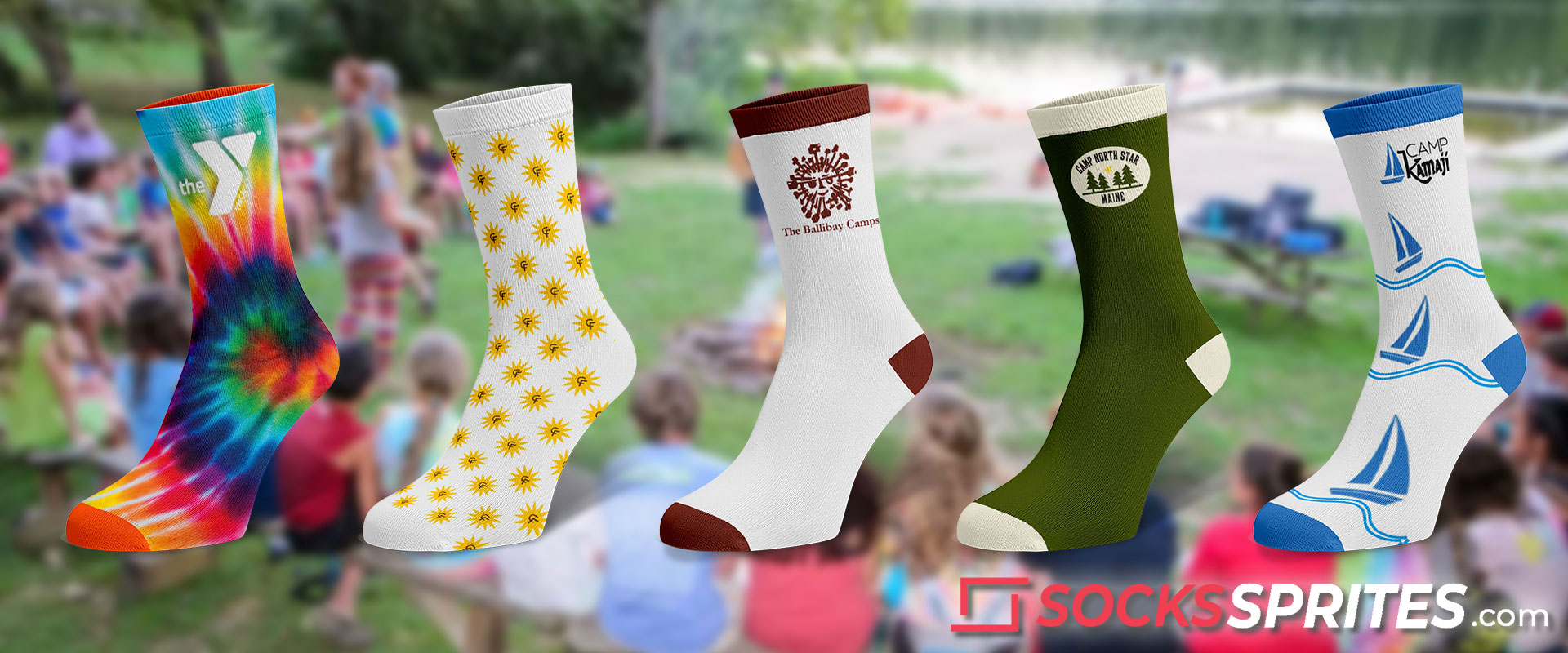 Promote Your Summer Camp with Custom-Branded Socks from Socks Sprites!