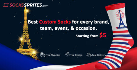 Celebrating Bastille Day with Custom Socks from Socks Sprites!