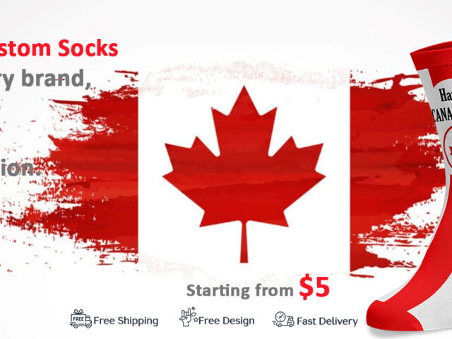 Happy Canada Day with Custom Branded Socks