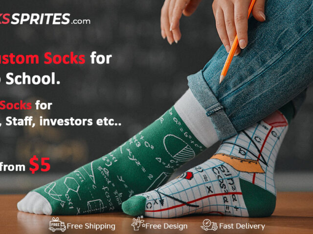 Elevate School Spirit with Custom Branded Socks from Socks Sprites!