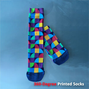 360 Degree Digitally Printed Custom Socks