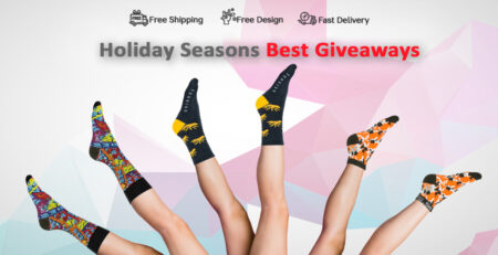 Stepping into the Holiday Spirit: Why Custom Socks Are This Season's Must-Have Giveaway