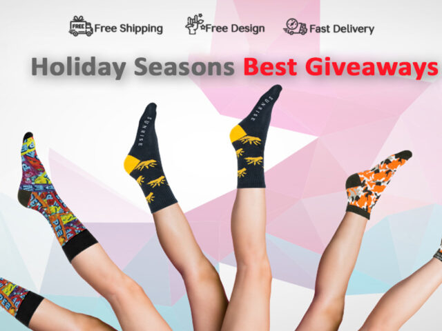 Stepping into the Holiday Spirit: Why Custom Socks Are This Season's Must-Have Giveaway