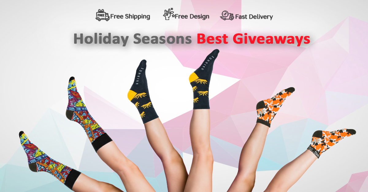 Stepping into the Holiday Spirit: Why Custom Socks Are This Season's Must-Have Giveaway