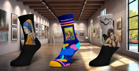 Walking Canvases: The Art of Transforming Masterpieces into Wearable Socks