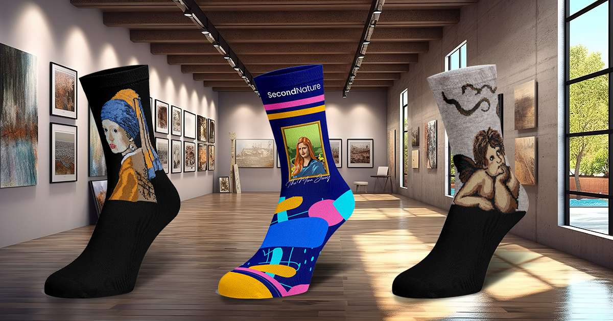 Walking Canvases: The Art of Transforming Masterpieces into Wearable Socks