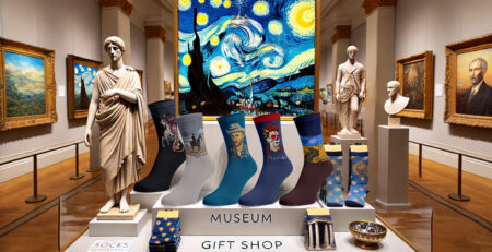 Socks as Art: The Perfect Souvenir for Museums, Galleries, and Tourist Attractions